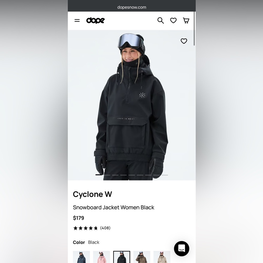 Dope cyclone snow jacket